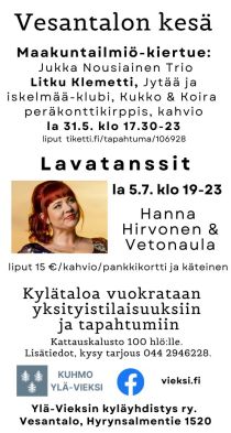 Maakuntailmiö Vesantalolla 31.5.2025.